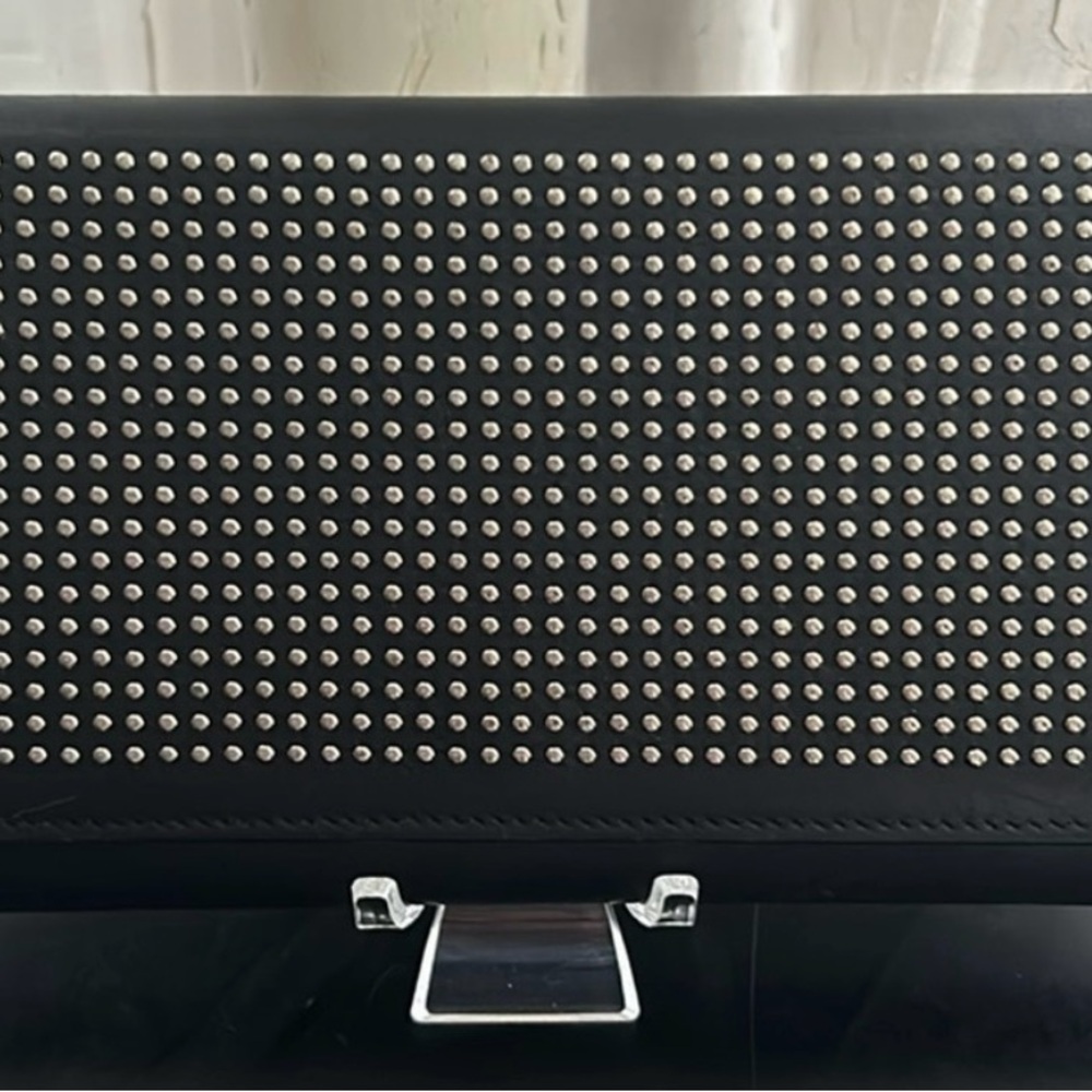 YSL Authentic Saint Laurent Studded Long Wallet